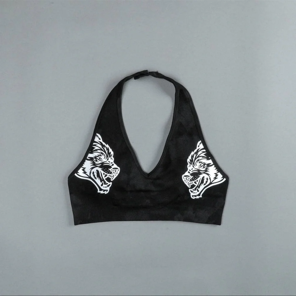 SOLD - DarcSport Dual Everson Seamless Halter Bra L - Picture 5 of 8